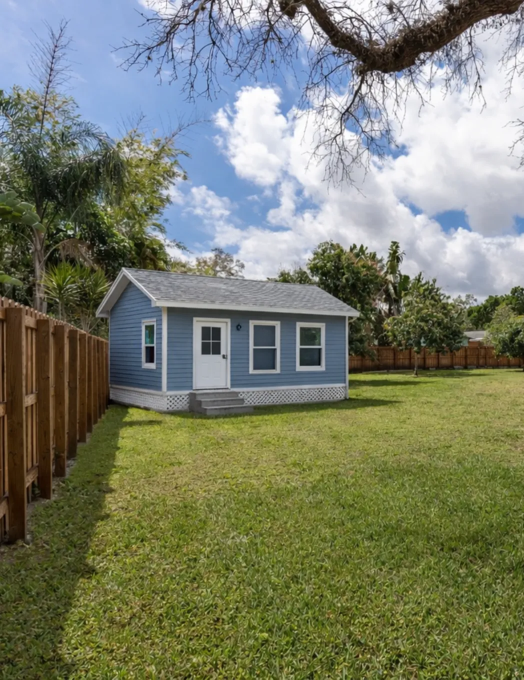 Detached ADU backyard home in Dallas used as rental unit or guest house